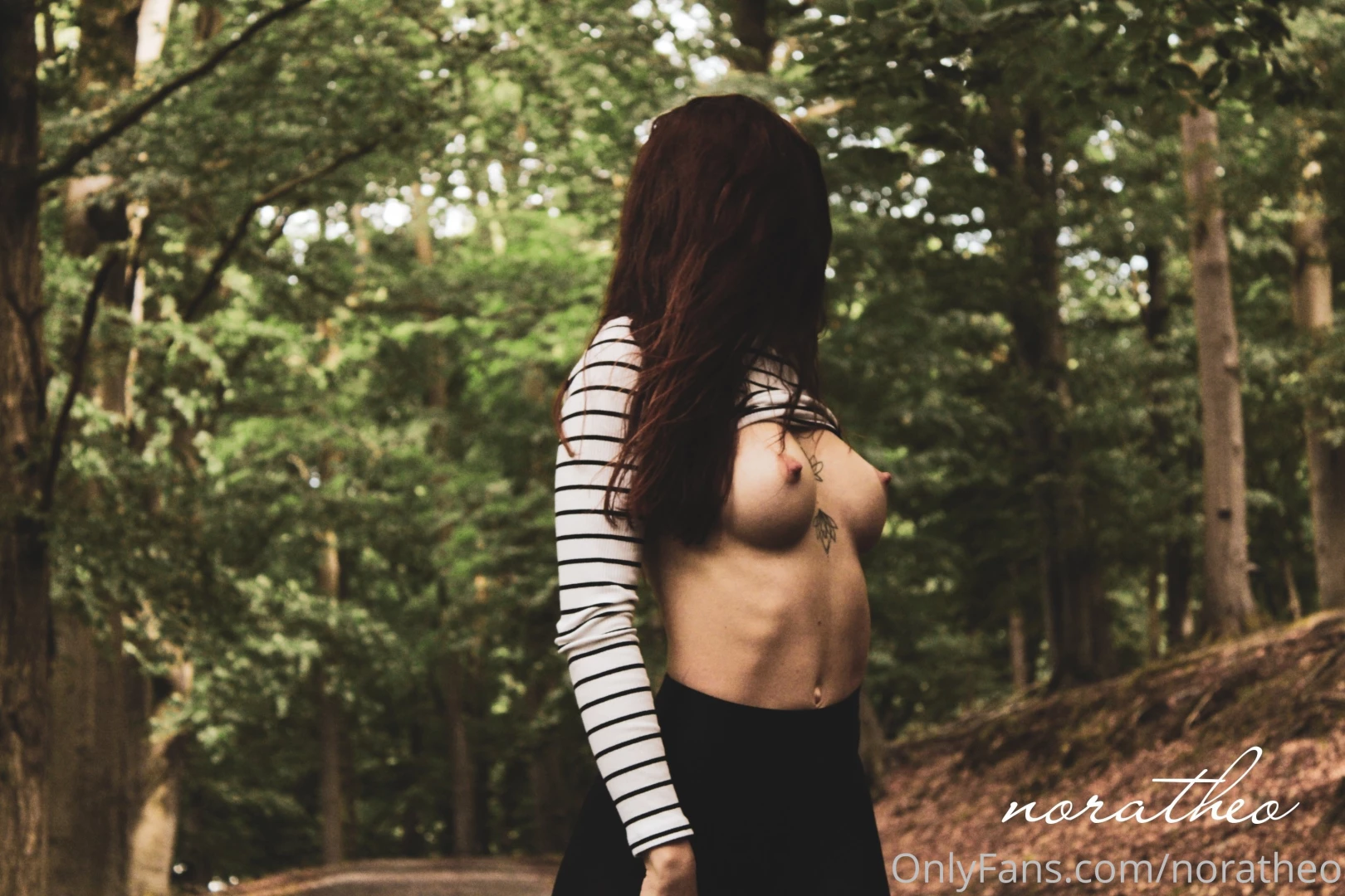 And then i noticed a family walking on the road behind me happy 