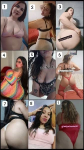 Horny latinas 1 margot06 2 miikahottt69 3 burningdoll 4 anitaviixen 5