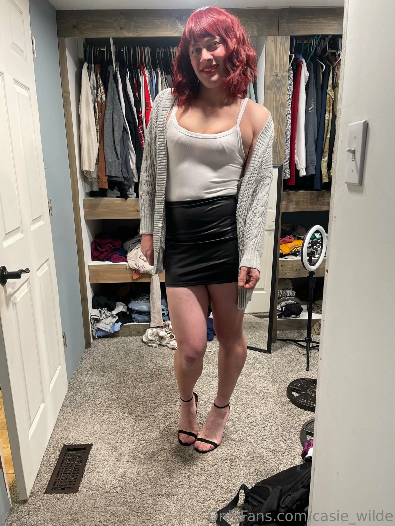 Had a little fun last night with this secretary look would you hire me part 1 