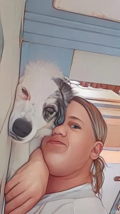 Sometimes all a girl needs is the love of her dog leela has been my