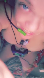 Your girl loves to game naked