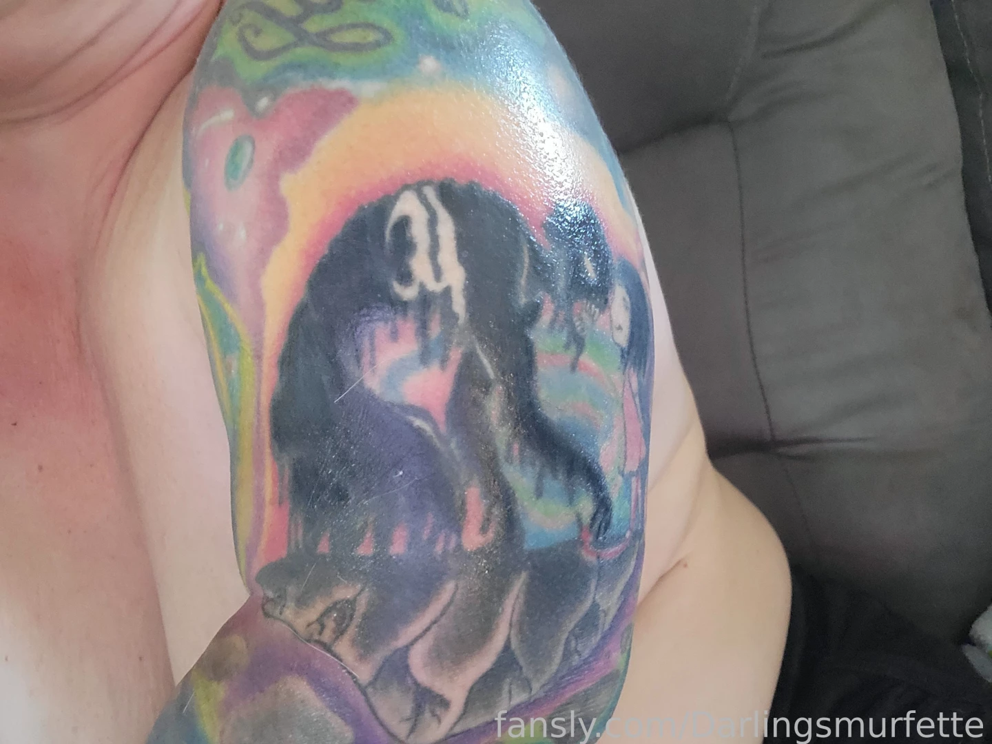 Couple days healed without plastic just shown off the areas that got part 1 