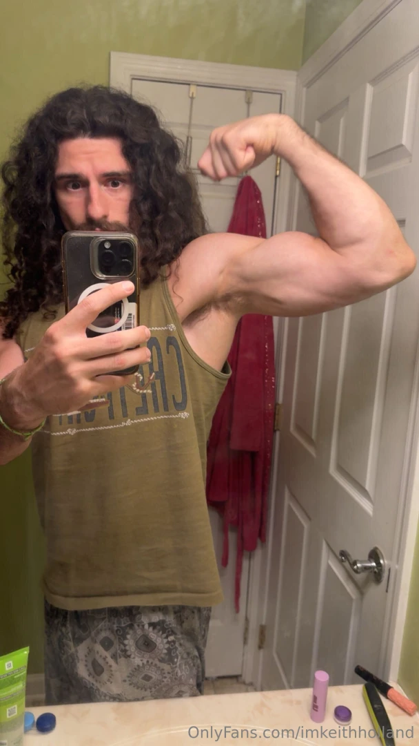 These arms can lift heavy but i d rather hold you down with them 