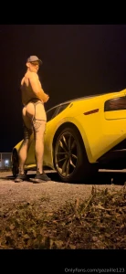 Slut mode at the parc with my nissan z