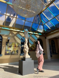 I love how the tiles clash with the wall