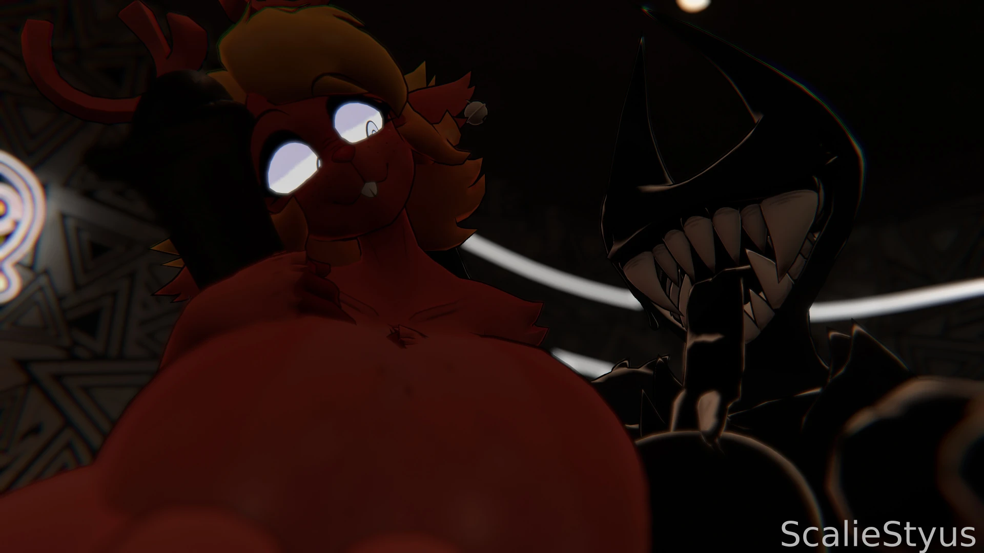 Bimbo seduction vol 1 ft foxyfuz bimbo deer and our ink demon got into part 54 