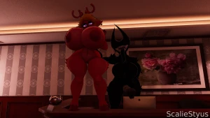 Bimbo seduction vol 1 ft foxyfuz bimbo deer and our ink demon got into part 71