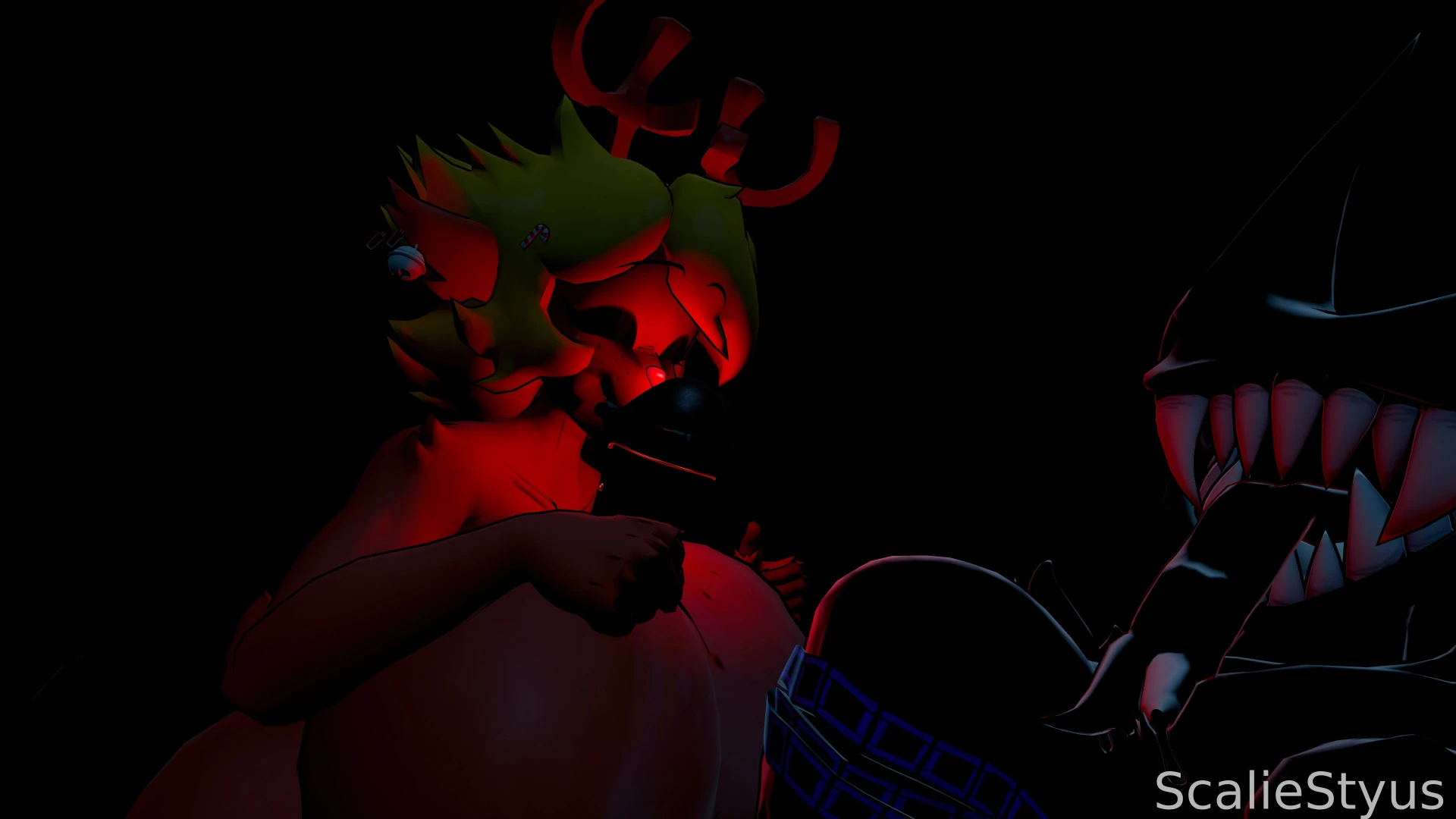 Bimbo seduction vol 1 ft foxyfuz bimbo deer and our ink demon got into part 39 