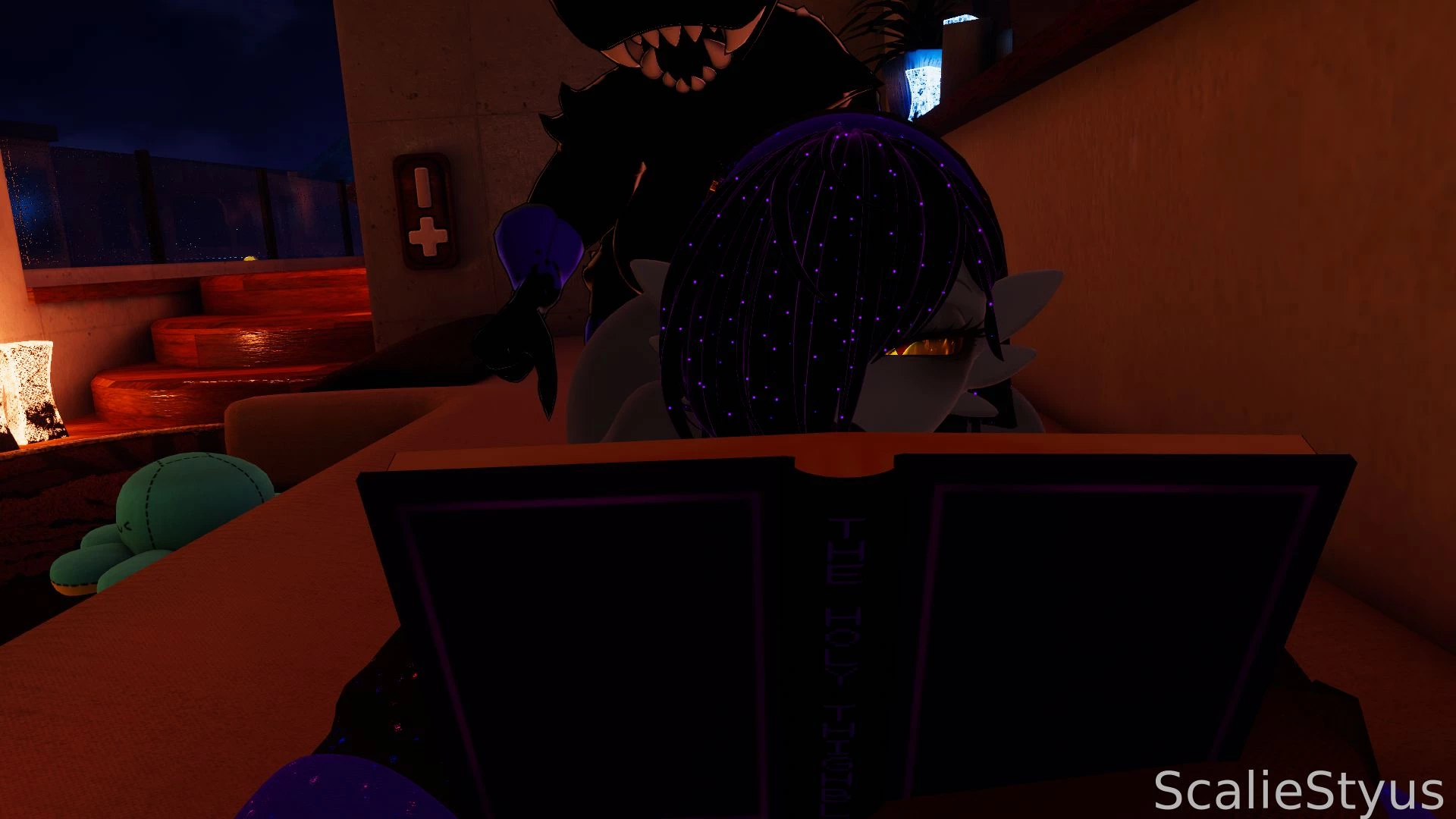 Sister eternity and my friend spookz came by for a visit i was feelin part 6 