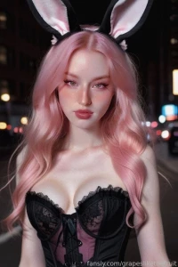 Ai pink playboi bunni babe photo-set ai nsfw bunny cosplay alt egirl