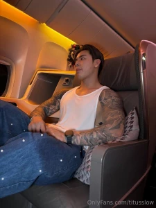 Travel hits different when even the plane s in christmas vibes