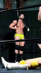 Today on set in the ring