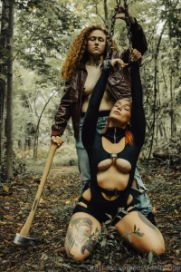 Photo set drop who looks better tied up part 5