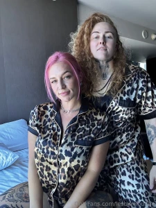 Working hard to always be your favorite lesbian couple