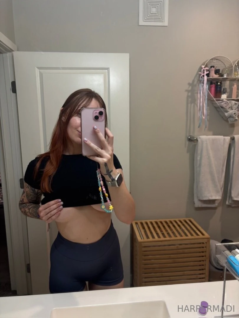 I got so sweaty in my tight gym clothes 