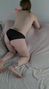 Just chilling in my t-shirt and knickers