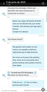 No se lo ped no hizo preguntas solo entendi su rol y actu como deb a