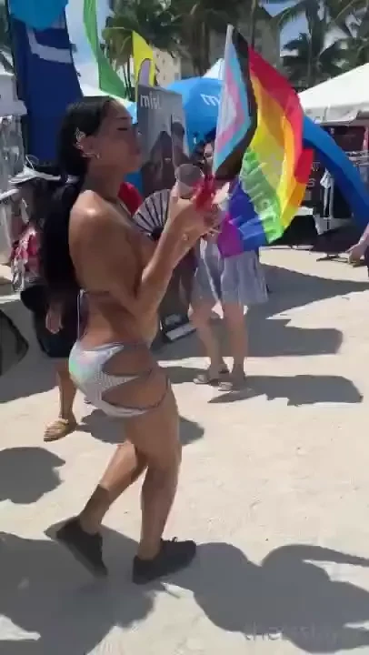 At miami beach pride today with my boo jasmine_lotus part 2 