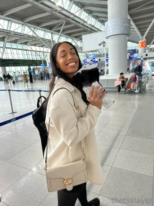 Never not working we came we saw we conquered 9 hour flight headed part 1