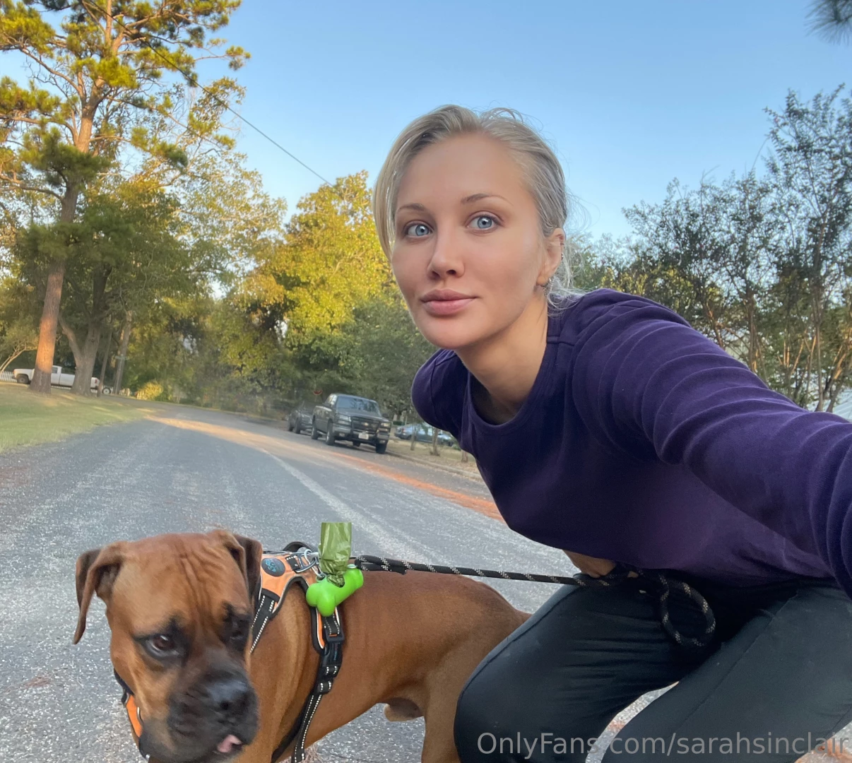 Morning walk with bort sunday 