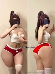 New drop mai shiranui in her casual home outfit now available soft part 1