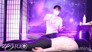 Here is the full 21min massage video femboy full body massage kilo is