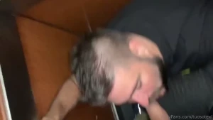 Arriving from a party we went crazy in the elevator