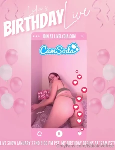 Surprise i am doing a special birthday live show for my amazing part 1