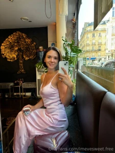 I sat here looking pretty and pretending not to notice all the stares