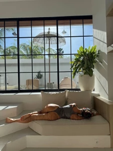 Tight as a second skin it outlines every curve of my body and latex