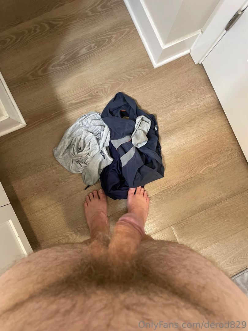 When the run is done the clothes come off 