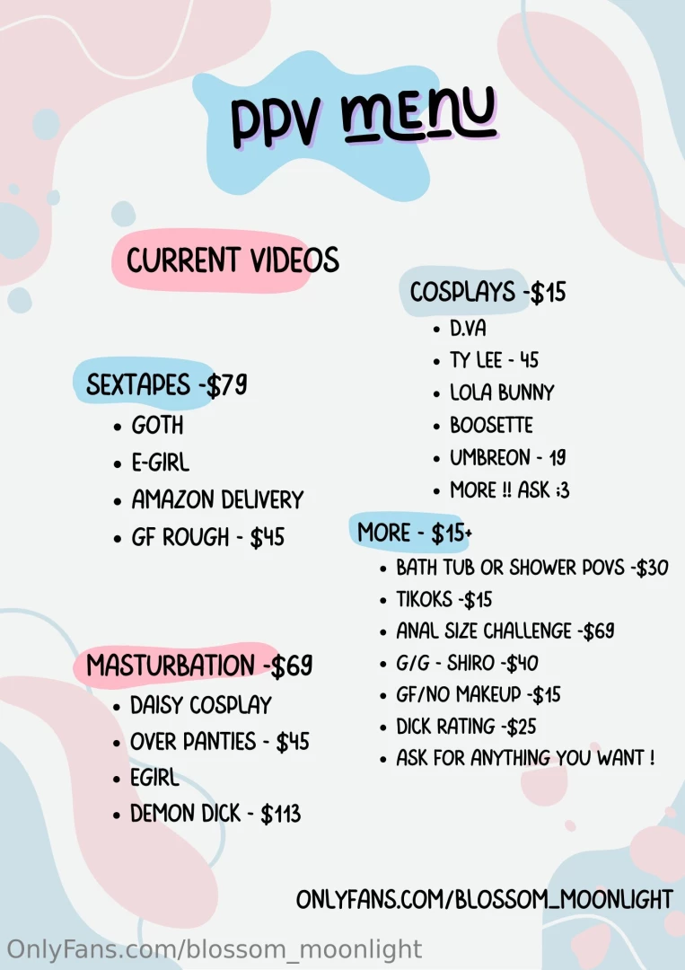 Updated menu little teaser pp i am considering opening up customs when 