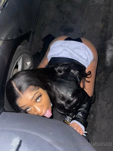 You gone put it in my mouth real quick before we go inside the mall