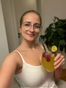 Ich genie e heute abend noch einen leckeren drink und lasse das