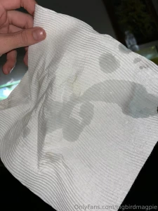 So who wants to wipe their face with my paper towel part 1