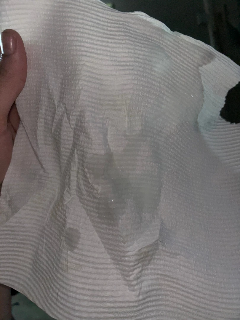 So who wants to wipe their face with my paper towel 