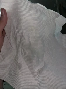 So who wants to wipe their face with my paper towel