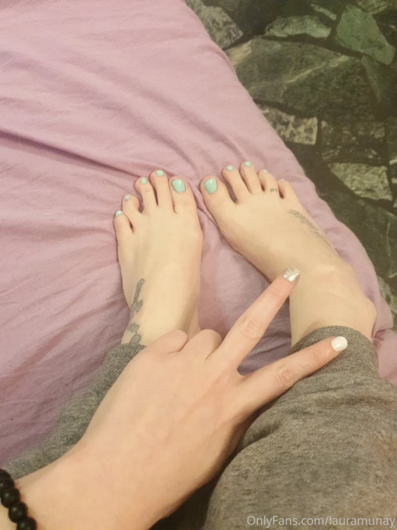 Btw i made a pedicure 