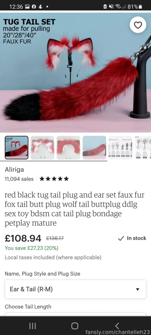 Help me choose some tails swipe if you would like to donate anything part 1 