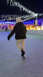 Skating feels like dancing with winter itself every step on the ice