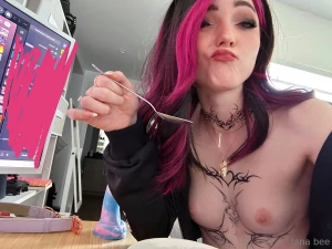 Snack breaks during filming lol part 3