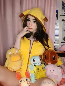 This pikachu onesie is so soft and comfy i grew up playing pokemon part 1