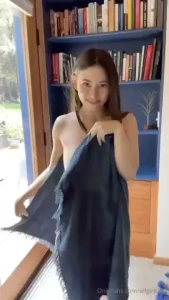 After my shower i come to you to show you something and as i do time
