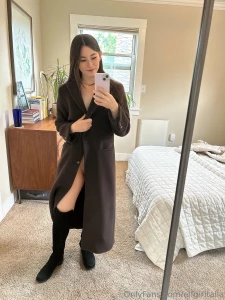 She looks so normal and professional as she walks in your direction on part 2