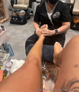 Who tryna rub my feet legs like this part 1