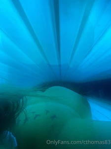 Tanning bed fun part 11