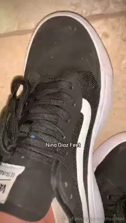 You can sit back and admire your queen taking off her sweaty sneakers 