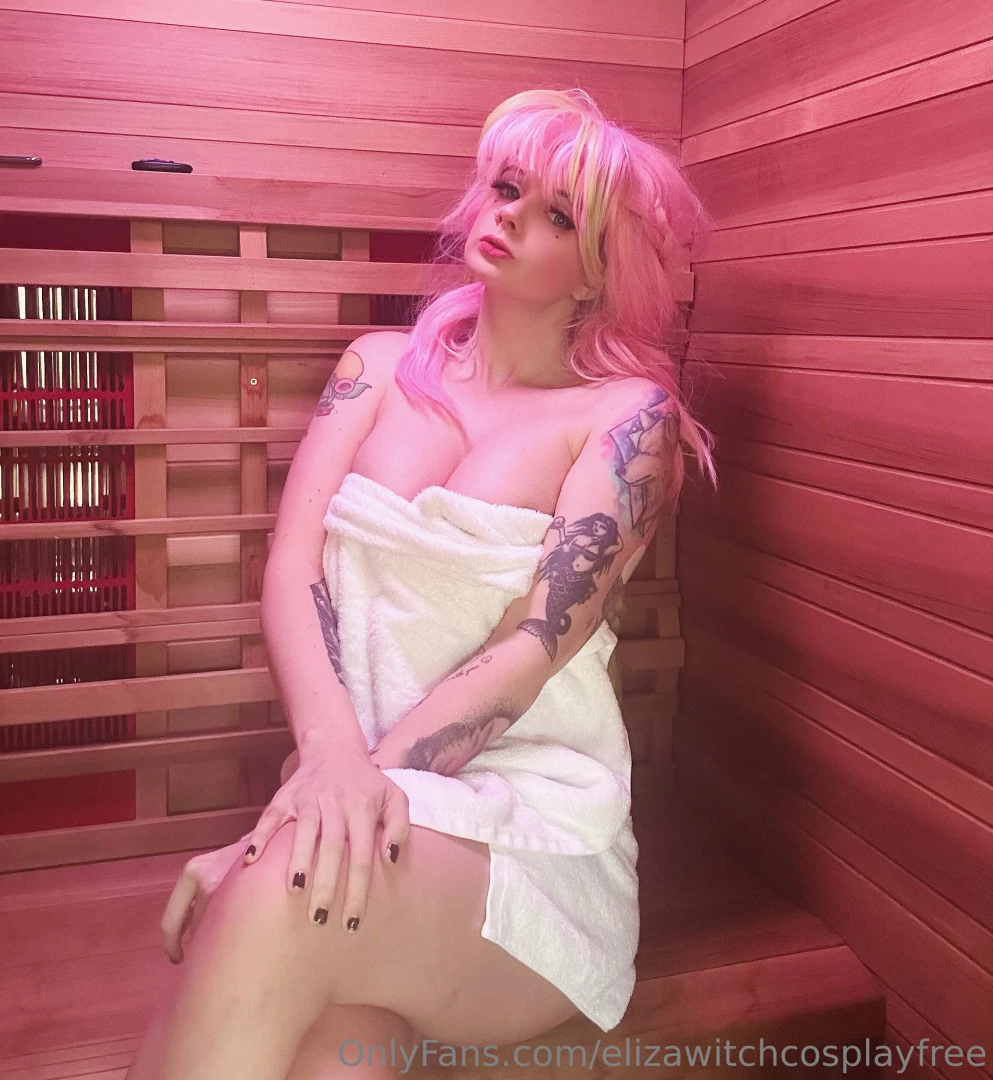 Mitsuri has fun in the sauna and hottub blow job and riding 