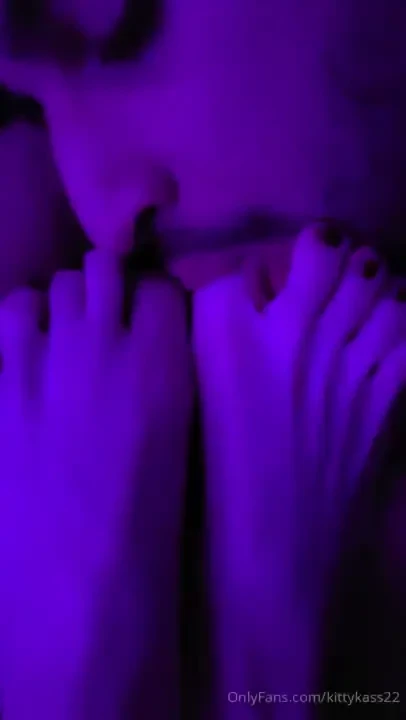 My pet worshipping my toes before bed like a good boy would you like 