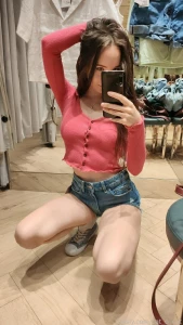 A couple of pictures from the fitting room does it suit me asian part 1